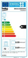 Beko BBISA13300XMPE ugradbena pećnica, 72 l