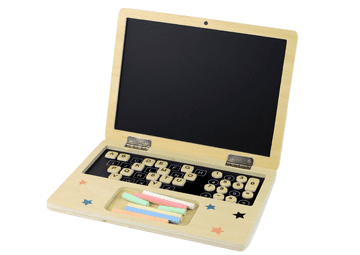 Drvena ploča za pisanje kredom za laptop