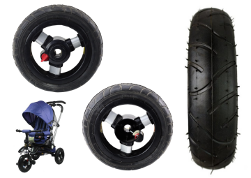 Plastični kotač s gumenom gumom (napuhavanje) PRO 700 prednji