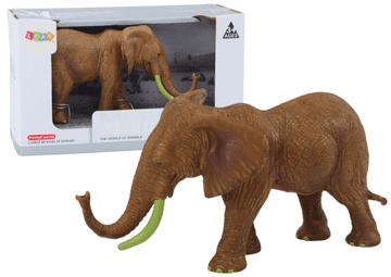slomart Kolekcionarska figurica afričkog slona LEAN TOYS, smeđa