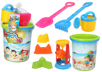 slomart Komplet igračaka za pijesak LEAN TOYS - kanta, mlinac, zalijevalica, kalupi