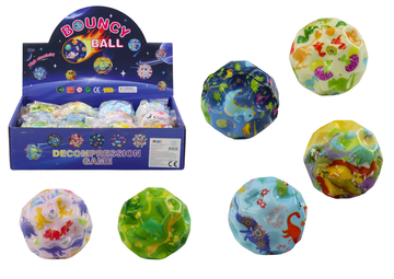 slomart LEAN TOYS Svjetleća lopta sa izbočinama za djecu, dinosauri, 7cm