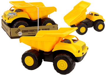 slomart LEAN TOYS Velika građevinska prikolica - žuta
