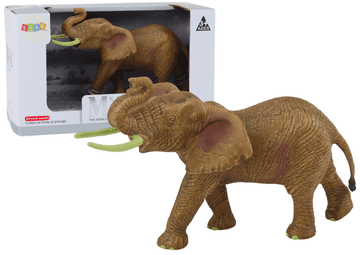 slomart Kolekcionarska figurica afričkog slona s podignutom surlom LEAN TOYS