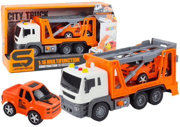 slomart LEAN TOYS Multifunkcijska vučna kamiona, svjetla i zvukovi, 1:16
