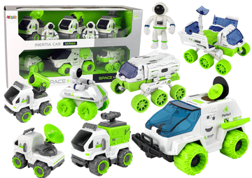 Set svemirskih vozila 6 u 1: rover, satelit, astronom, za djecu