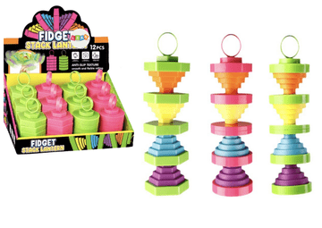 slomart LEAN TOYS Senzorična igračka, antistresna, sklopiva privjesak