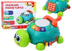 slomart Interaktivna LEAN TOYS Edukativna Želva Telefon 6u1