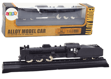 slomart LEAN TOYS Kolekcionarski model lokomotive vlaka 1:48 (crni)