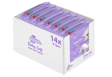 Violeta Soft dječje hidratantne maramice, med i kamilica, 14/51