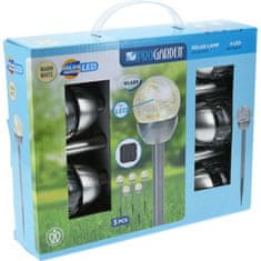 ProGarden Set vrtnih solarnih LED svjetiljki (5 komada)