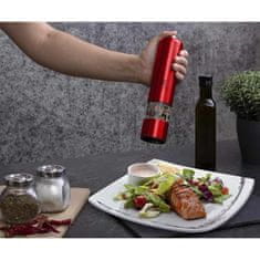 Berlingerhaus Set električnih mlinova za papar i sol, 2 komada, Burgundy Metallic Line
