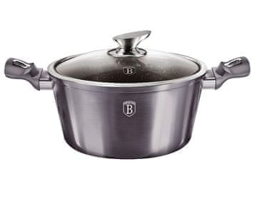 Berlingerhaus Pekač s poklopcem i mramornom površinom, 20 cm, Carbon PRO Line