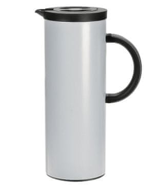 Excellent Houseware 1-litrena dvostijenska termo posuda za posluživanje, bijela