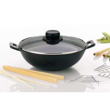 Kela MINI 24 cm wok od lijevanog željeza, 5-dijelni set