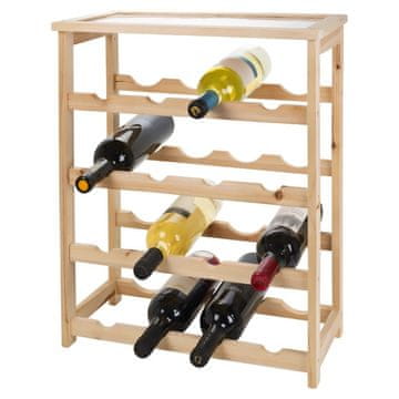 EDCO Drveni stalak za vino za 16 boca