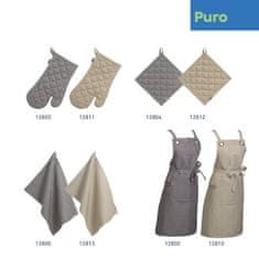 Kela Rukavica za pećnicu KL-12803 oven gloves Puro 55% cotton/45% linen gray 31.0x18.0cm