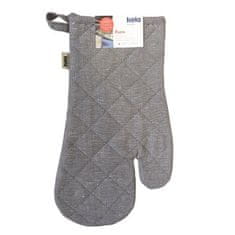 Kela Rukavica za pećnicu KL-12803 oven gloves Puro 55% cotton/45% linen gray 31.0x18.0cm