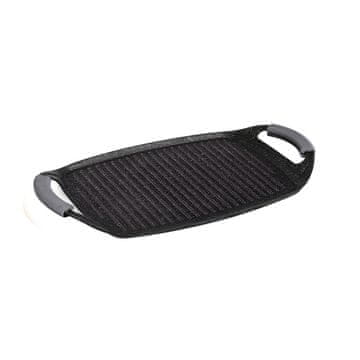 Berlingerhaus Carbon PRO Line pločica za roštilj 47 cm s mramornom površinom