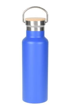 Excellent Houseware Dvostruko zidana termo boca s ručkom, 0,5 l, plava