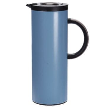 Excellent Houseware Dvostruko zidana termo posuda za posluživanje, 1 litra, plava