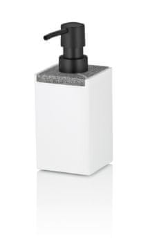 Kela Kockasti dozator sapuna od poliresina, bijeli, 300 ml