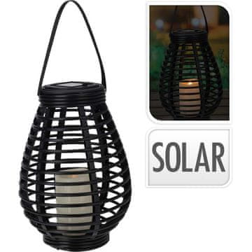 ProGarden Solarna svjetiljka, 26 cm, crna