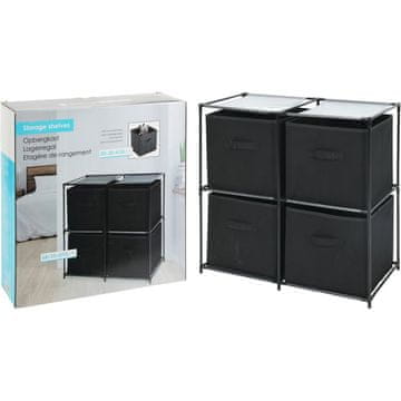 HOMESTYLING Rack za pohranu s 4 kutije