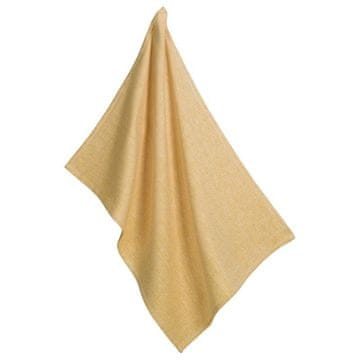 Kela Svea krpa za posuđe 70x50 cm curry žuta s uzorkom