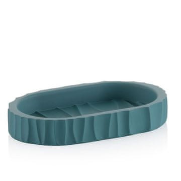 Kela Merida posudica za sapun od poliresina, benzinski plava, 15,0 x 9,0 x 2,5 cm