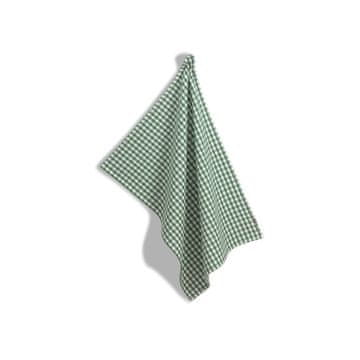 Kela Cora kuhinjski ručnik, 100% pamuk, svijetlozeleni/zeleni karo, 70,0 x 50,0 cm