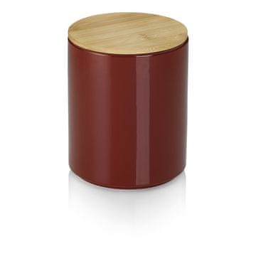 Kela Cady keramička staklenka, crvena, 1,7 l
