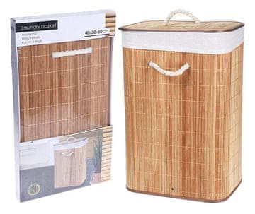 Excellent Houseware 72-litrena bambusova košara za rublje