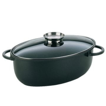 Kela Ovalni lim za pečenje s poklopcem za arome, 45 cm, KERROS