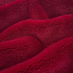 VIVVA® Topli pulover i deka s rukavima za djecu i odrasle, oversized | HOODZIE, crvena