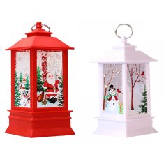 HOME & MARKER® Božićna LED svjetiljka, dekorativna svjetiljka za blagdane, set 2 komada, zimska dekoracija | GLOWMAS