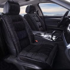 JOIRIDE® Navlaka za auto sjedalo, obložena presvlaka s grijanjem, univerzalna, mekana i protiv klizanja | CUSHYRIDE, crna