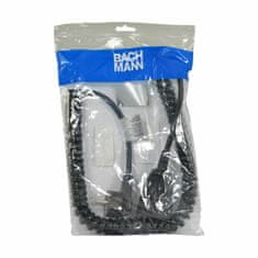 Bachmann produžni kabel 220V spiralni 0,5m crni BM0010705