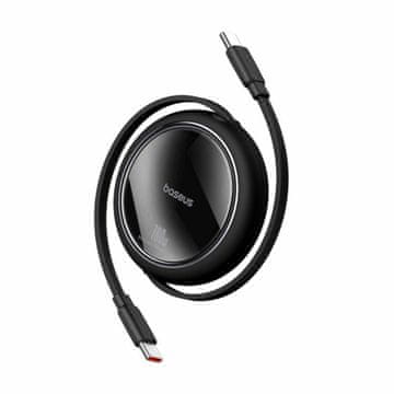 BASEUS USB C-C kabel 1m 100W uvlačivi crni Free2Draw