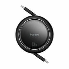 BASEUS USB C-C kabel 1m 100W uvlačivi crni Free2Draw
