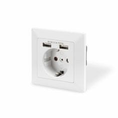 Digitus utičnica 1x 220V + 2x USB 2.1A DA-70613