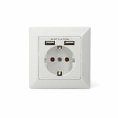 Digitus utičnica 1x 220V + 2x USB 2.1A DA-70613