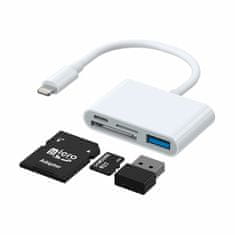Joyroom Čitač kartica Hub USB lightning OTG S-H142