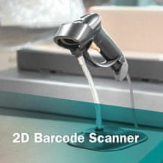 Digitus Čitač barkodova/QRkodova 2D laserski USB crni DA-81002