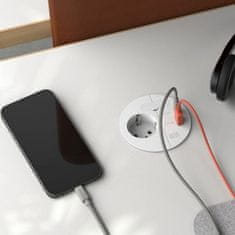 Bachmann utičnica Loop in Charge 220V + USB TypeC/TypeA bijela 938.301