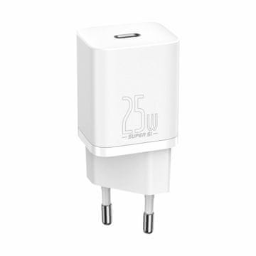 BASEUS punjač 25W TypeC bijeli QC Super Si CCSP020102
