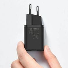 BASEUS punjač 25W TypeC crni QC Super Si CCSP020101
