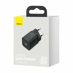 BASEUS punjač 25W TypeC crni QC Super Si CCSP020101