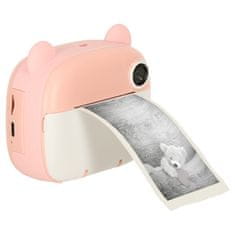 MG CP11 Printing Camera Teddy dječji instant fotoaparat, ružičasta