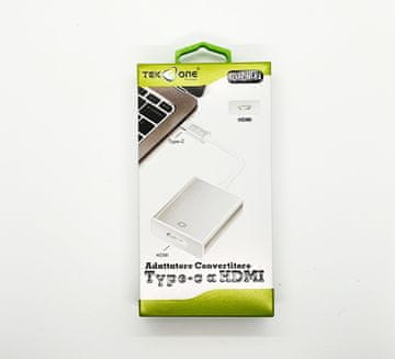 TekOne Pretvarač Type-C u HDMI 4K za laptop/telefon